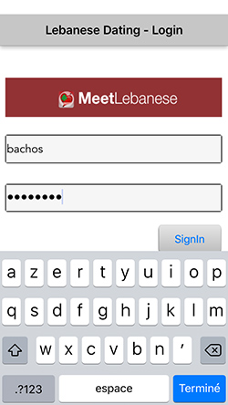 You can login with your username and password