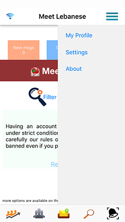 From the homepage you have access to your account & settings