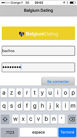 You can login with your username and password